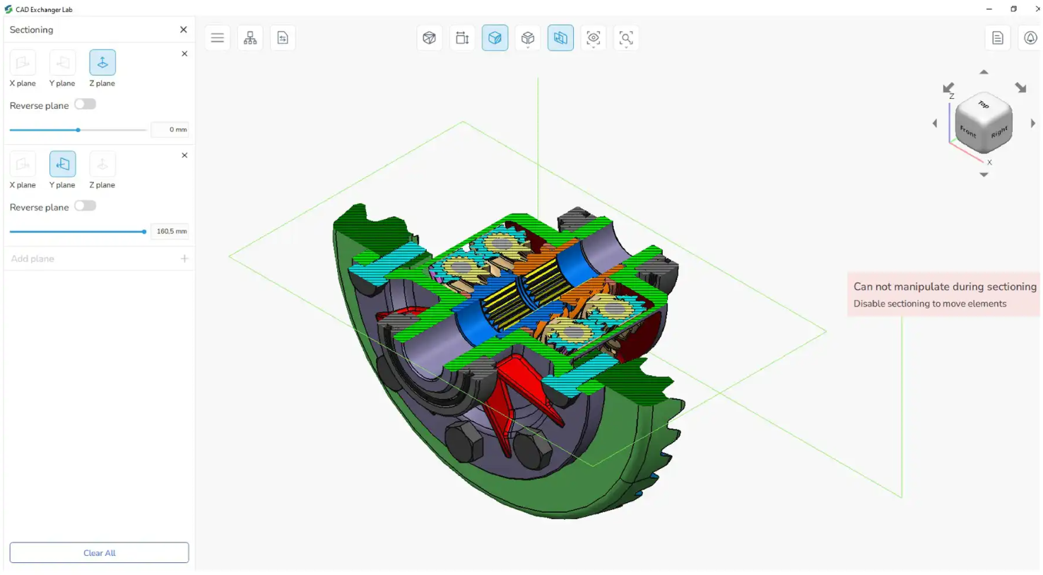 Screenshot from CAD Exchanger Lab